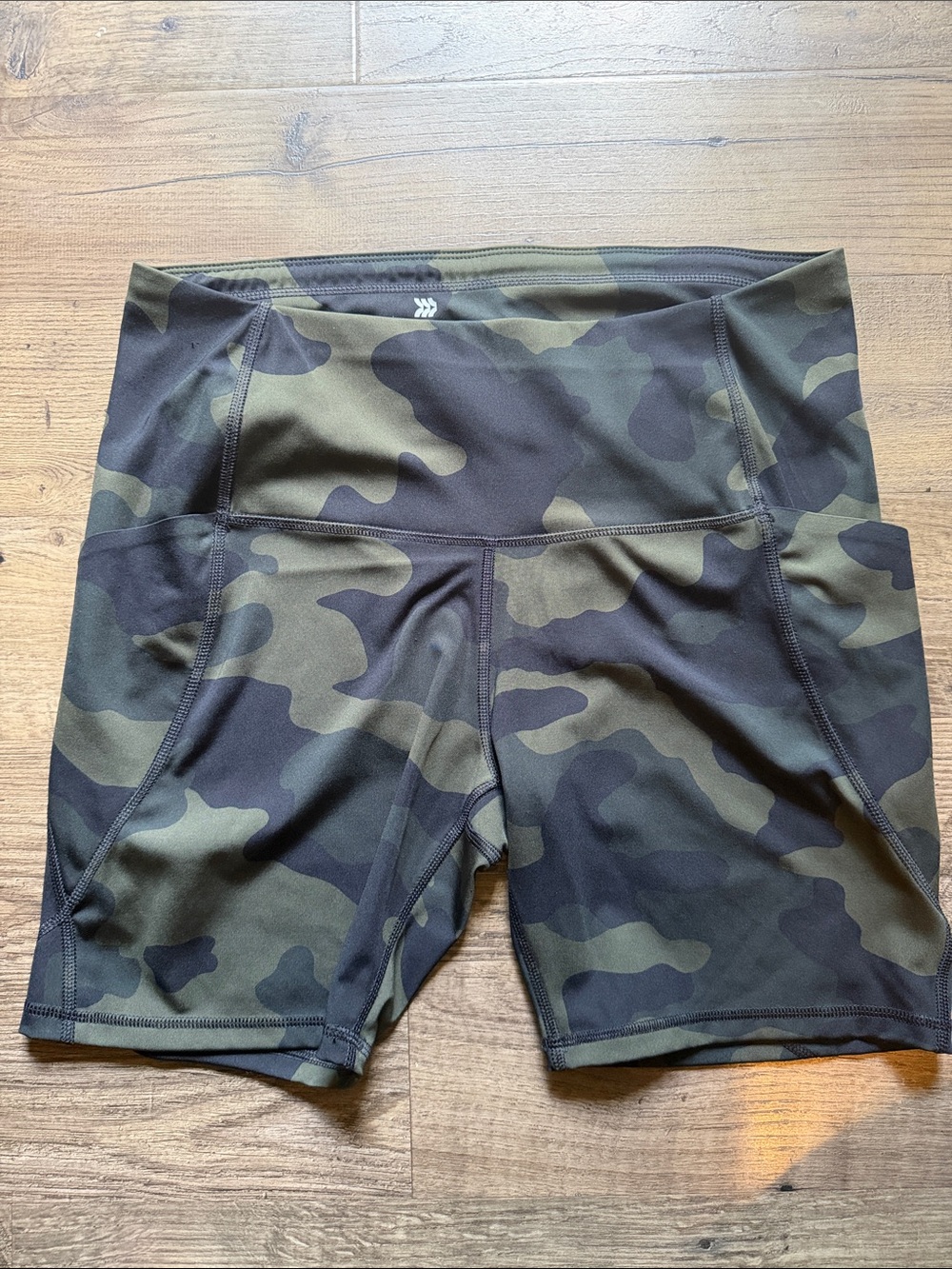Jordan Women's Olive Green Camo Bike Shorts